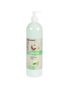 Хидратиращ шампоан с алое вера за кучета и кученца Flamingo ALOE VERA SHAMPOO 1L – с дозатор за лесна употреба 1л.