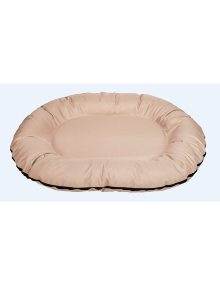 CAZO Oval Bed beige – овално кучешко легло от непромокаема материя 60 x 80 x 14 см.