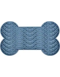 Flamingo LICK PAD YUMMEE SILICONE BONE M 21,8 см- Подложка за близане Licky Mat, кокалче 1 бр.