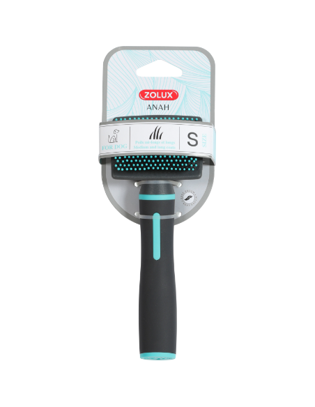 Zolux – четка с меки зъбци(черно и синьо) M