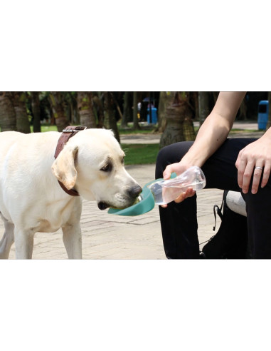 Бутилка за вода с купичка за разходки 500 мл. 1106.5 син