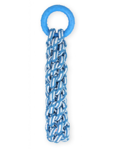 Въже за дърпане с гумен ринг, 30 см. PET NOVA 30 см.