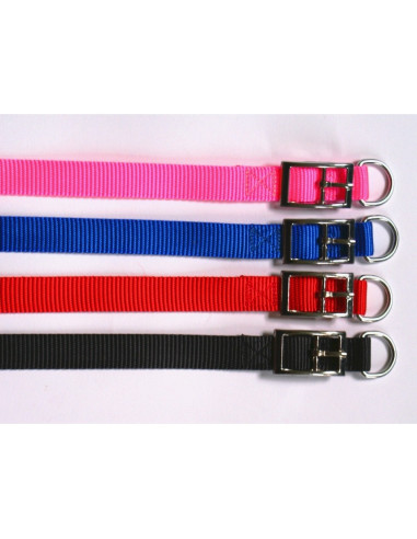 anipro нашийник изк.лента 1.5/40см червен