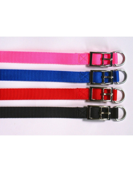 anipro нашийник изк.лента 1.5/40см червен