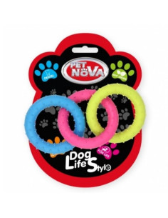 Дентална, гумена играчка за кучета PET NOVA с аромат на мента, 18,5 см 18 см.