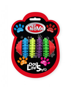 Дентална, гумена играчка за кучета PET NOVA с аромат на телешко 8 см.