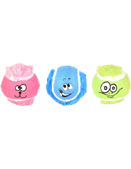 Забавна тенис топка Flamingo Tennis ball за куче микс