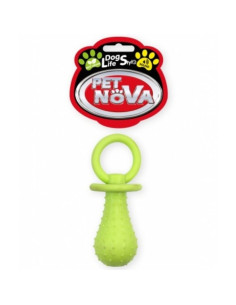 Играчка биберон PET NOVA – за чешане на зъбки, с аромат на мента 14 см.