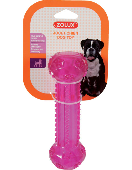 Играчка за куче Zolux POP STICKTOY – силиконова гира 25см Розов