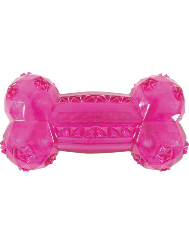 Играчка за кучета Zolux POP BONETOY – силиконов кокал 14см Розов
