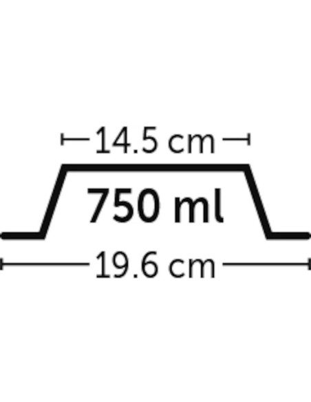 Купа за храна или вода за куче – Flamingo MUK 750 ml M