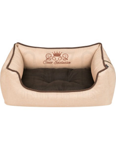Луксозно кучешко легло Cazo Royal Line беж 95 x 75 см.