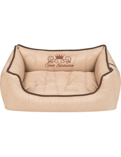 Луксозно кучешко легло Cazo Royal Line беж 95 x 75 см. 2