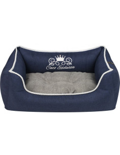 Луксозно кучешко легло Cazo Royal Line син 65 x 50 см.