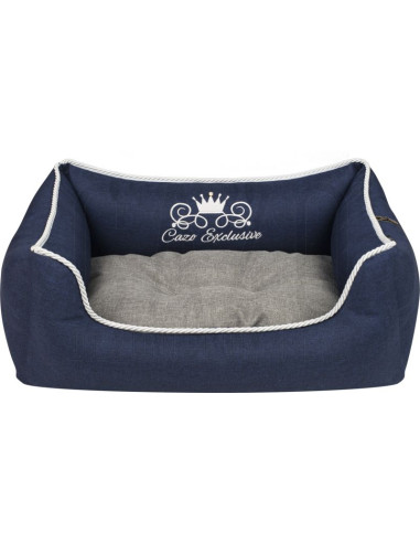 Луксозно кучешко легло Cazo Royal Line син 65 x 50 см.