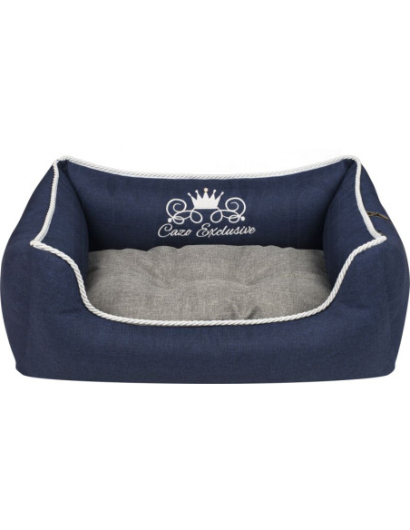Луксозно кучешко легло Cazo Royal Line син 65 x 50 см.