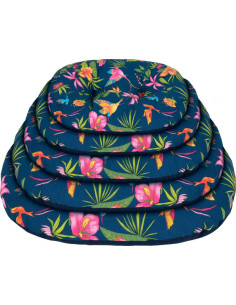 Мек матрак за кучета изработен от памук, лесен за почистване CAZO Flower 60 × 86 × 10 см.