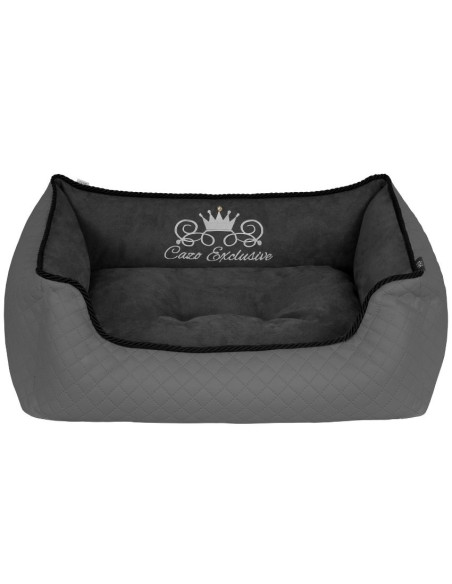 Меко бродирано легло CAZO Soft Bed Royal Line – сиво 65 x 50 см.