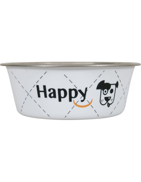 Метална купа Zolux Happy 1.5л. Бял