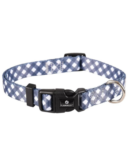 Нашийник за куче Flamingo Collar Salome сив 40-55см L