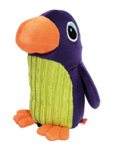 Плюшена играчка за куче PET NOVA тукан със звук 13 см. микс