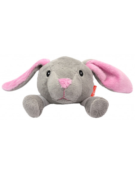 Плюшена играчка за кучета PET NOVA заек със звук 12.5 см. микс