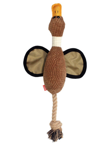 Плюшена играчка пате с въже за дърпане PET NOVA 45 см.