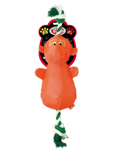 Плюшена маймунка PET NOVA с въже за дърпане и звук 32 см. 32 см.