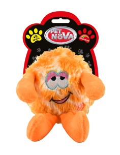 Плюшено оранжево чудовище със звук PET NOVA, 13см. 1 бр.