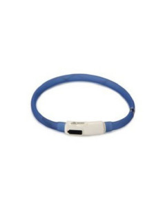 Светещ нашийник Beeztees Sillicone safety collar за куче с USB жълт