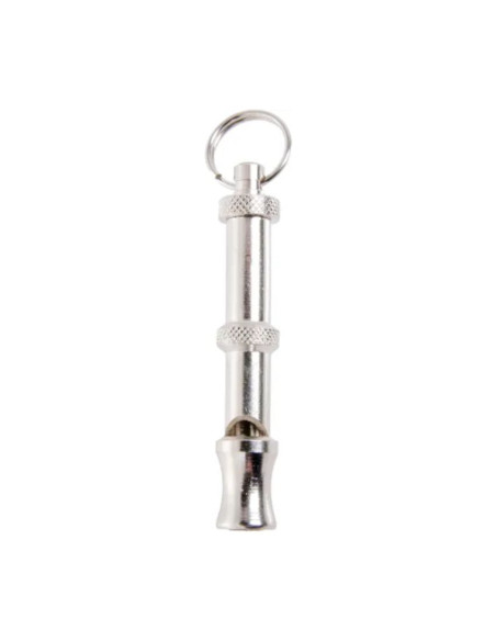 Свирка за обучние Flamingo Dog whistle за куче- метална Сив