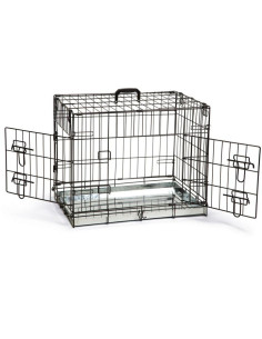 Сгъваема клетка за куче Beeztees DOG BENCH с две врати 109×69 см 2