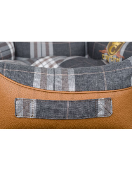 Стилно кучешко легло изработено от еко кожа и памук CAZO Oxford 73 x 57 см.