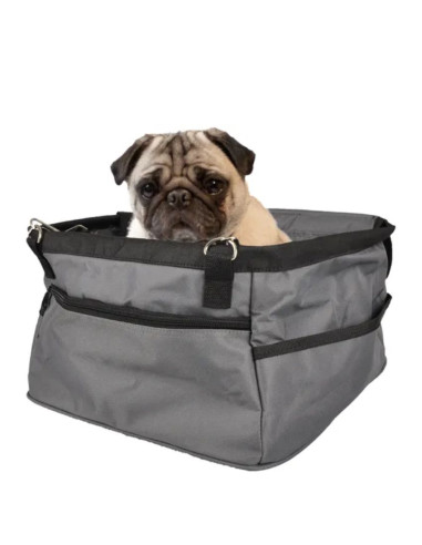 Столче за кола за кучета и котки Flamingo CAR SEAT ONA 36x33x20CM Сив