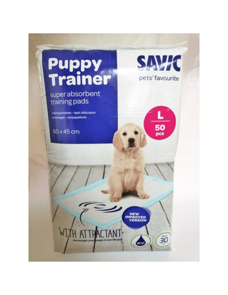 Savic Puppy Trainer Pads - подложки големи 60 х 45 см, 50 броя
