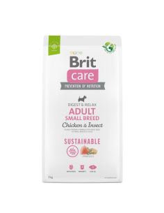 Brit Care Dog Sustainable Adult Small Breed Chicken-Insect- Супер премиум суха храна за кучета от малките породи. С високоусв 2