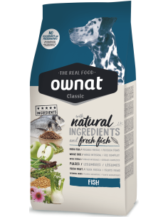 Натурална суха храна Ownat Classic Fish с прясна риба за пораснали кучета от всички породи 4 кг. 2