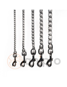 anipro повод синджир 4.0мм/100см с дръжка черна лента 2