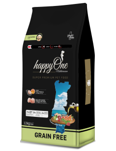 Средиземноморска храна HappyOne MEDITERRANEUM Puppy – Junior за подрастващи кученца от всички породи с пилешко месо, сардини, 2