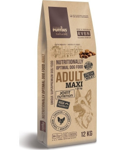 Супер премиум храна Puffins Adult Maxi – за кучета от големите породи, със 76- прясно месо годно за човешка консумация 14 кг. 2