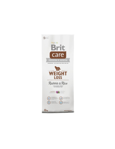 Супер премиум, хипоалергенна храна за кучета Brit Care Dog Hypoallergenic Mono Protein Weight Loss, монопротеинна, със заешко