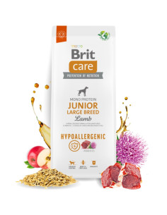 Супер премиум, хипоалергенна храна за подрастващи кучета от големите породи Brit Care Dog Hypoallergenic Monoprotein Junior L