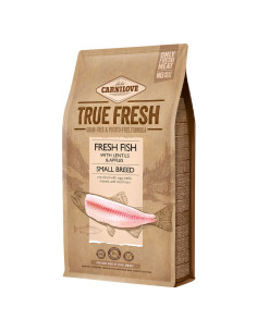 Ултра премиум суха храна Carnilove TRUE FRESH FISH Small Breed със 60- истинско, прясна риба, черупки от яйца, ленено семе и 