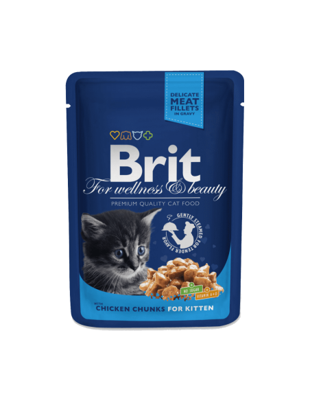 Пауч за котка Kitten Brit Premium Cat pouch 100гр. 0.100 кг.