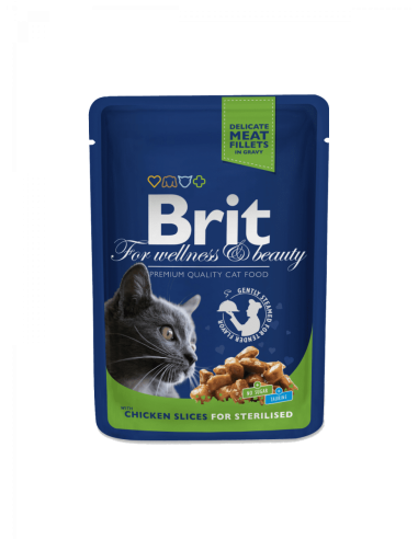 Пауч за котка Sterilized Brit Premium Cat pouch 100гр. 0.100 кг.