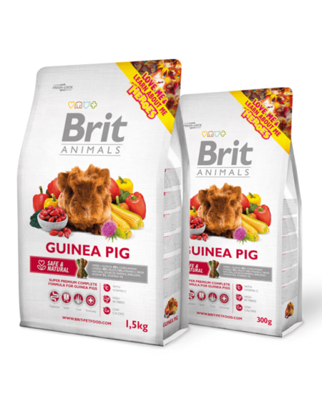 Brit Animals GUINEA PIG Complete – Супер премиум пълноценна храна за морски свинчета 0.300 кг.