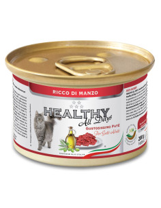 Консервирана храна за котки HEALTHY MEAT All days CAT Beef с прясно телешко месо, пилешко и риба тон 0.200 кг. 2