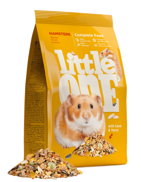 Здравословна храна за хамстери Little One Feed for hamsters със семена, ядки и редки плодове 0.900кг.