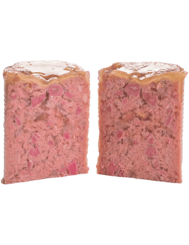 BRIT PATÉ - MEAT SALMON – консервирана храна за кучета с 26- сьомга и 24- пилешко месо 0.400 кг.