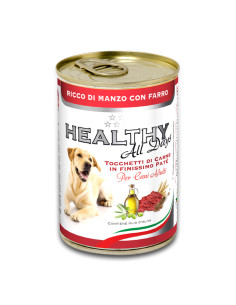 Консервирана храна за кучета HEALTHY MEAT All days Beef And Spelt с прясно говеждо месо, пилешко, пуешко и спелта 0.400 кг. 2